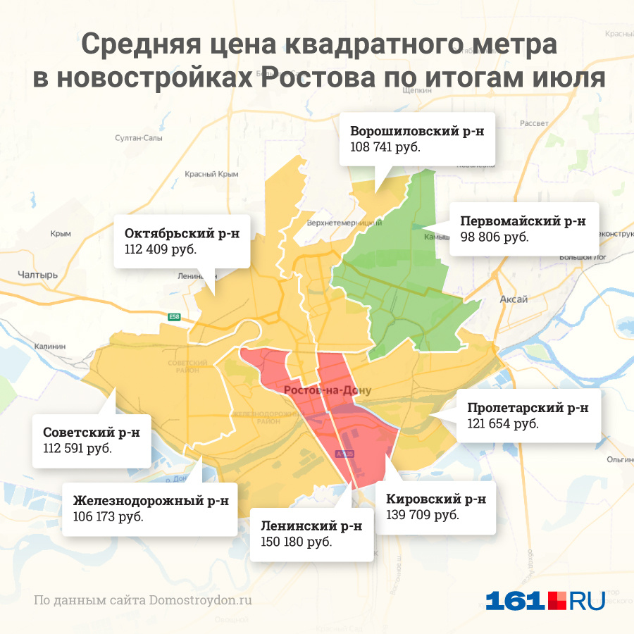 Карта осадков ростовской