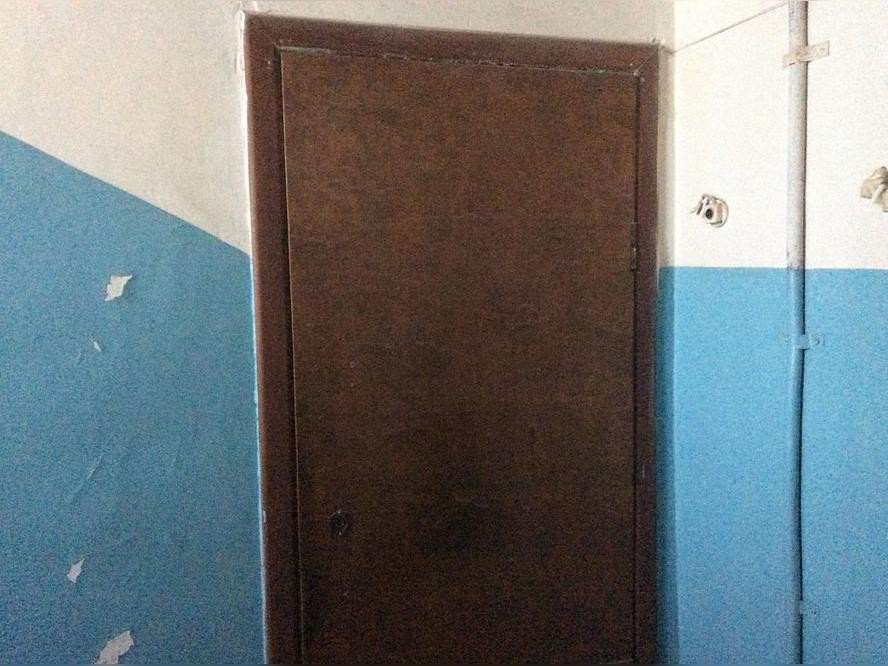 Дверь — единственная часть квартиры, показанная на фото
