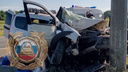 В аварии у села Казачка после столкновения со столбом погибли два пассажира