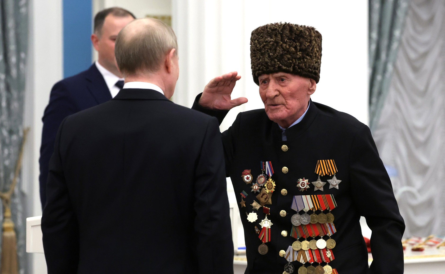 100-летний Садыков Ибрагим Паша Султанович