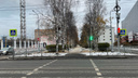 В Архангельске открыли новый пешеходный переход через Троицкий