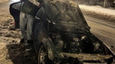 BMW загорелась в Сормовском районе Нижнего — водитель выпрыгнул на ходу