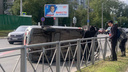 На Московском проспекте Архангельска перевернулся автомобиль