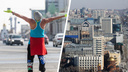 Хорошего дня в пасмурную погоду: новосибирец устроил жаркие танцы на Красном проспекте — забавное видео