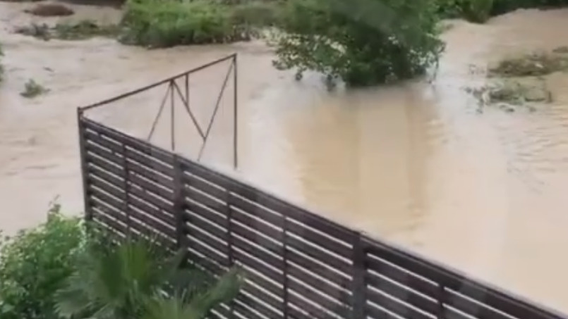 Большая вода затопила Малый Кичмай в Сочи: подтоплены улицы и дворы