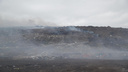 «Жаль, что камера не передает запах»: новосибирцы четвертый день задыхаются от горящей свалки — дворы заполнил дым