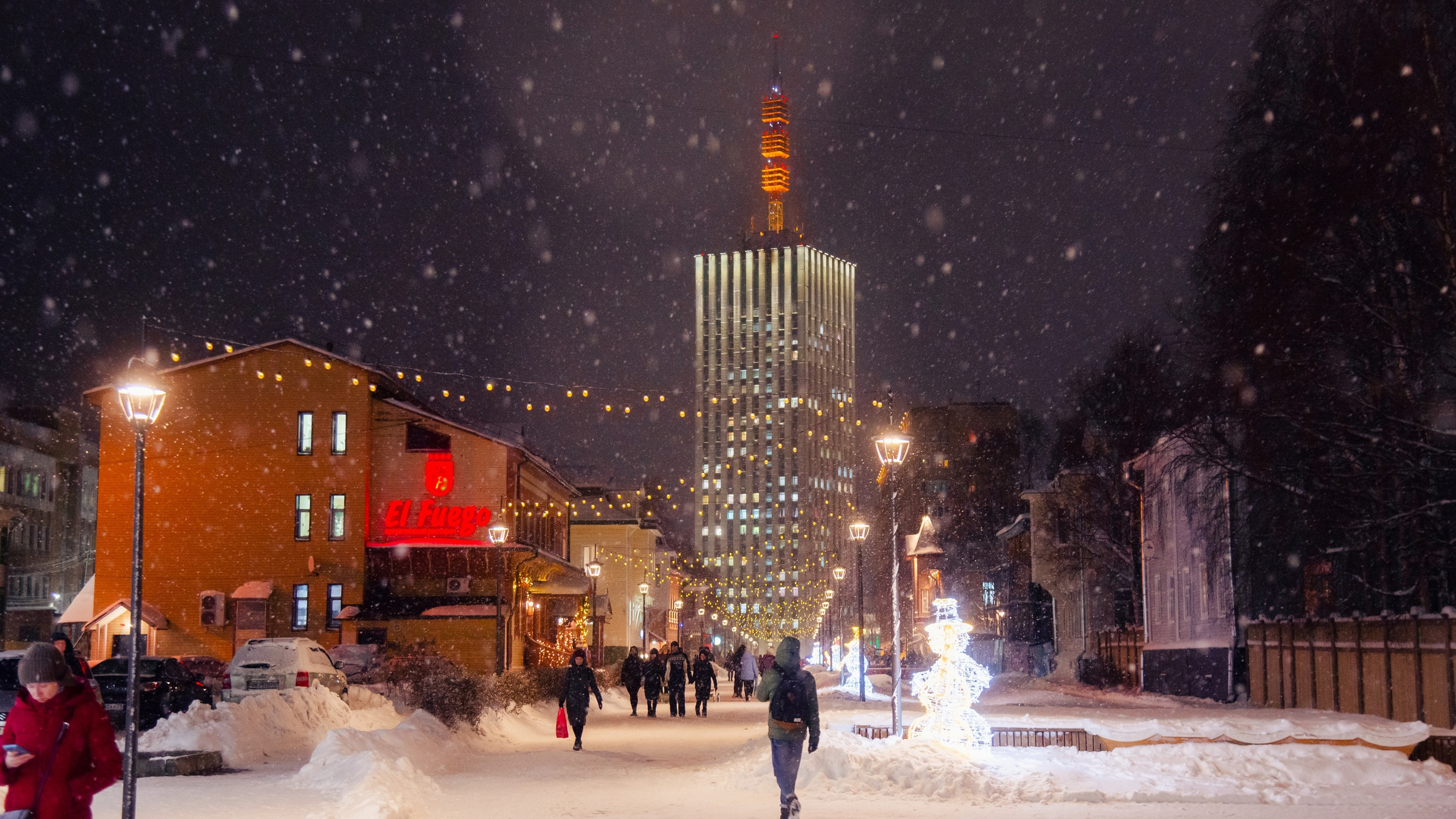 «Возможны понижения до -25». Какой будет погода в новогоднюю ночь в Архангельске и области
