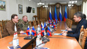 Дмитрий Азаров обсудил сотрудничество регионов с главой ЛНР