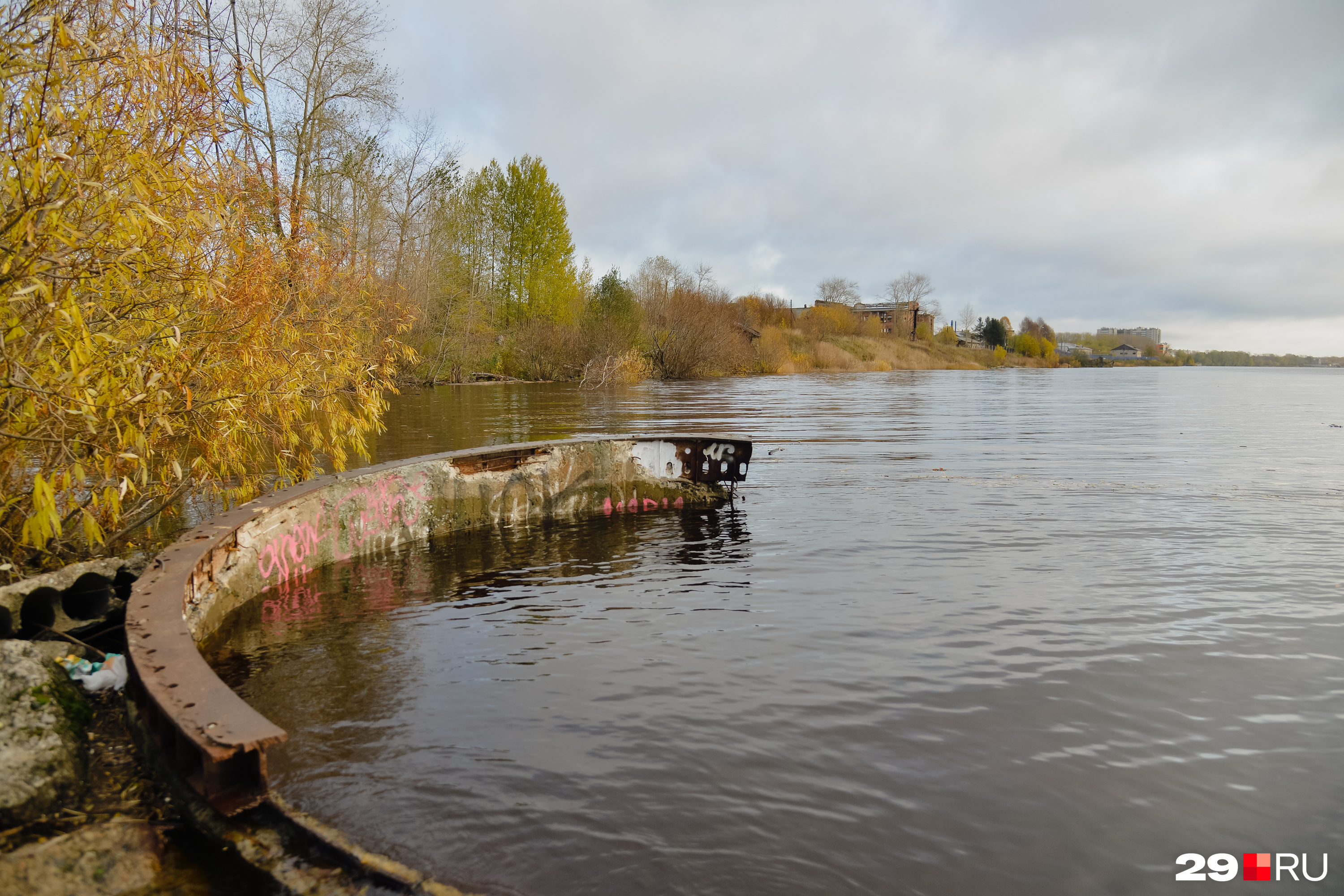 Берег Северной Двины Копачево