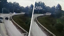 Погибли трое: момент смертельного ДТП на новосибирской трассе попал на видео