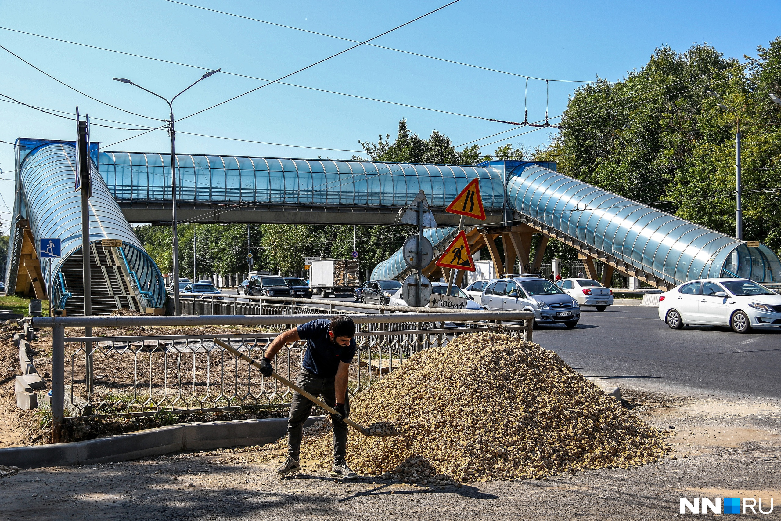 В Нижнем Новгороде отремонтируют надземный пешеходный переход