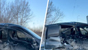 Два автомобиля столкнулись на Советском шоссе — кадры с места аварии