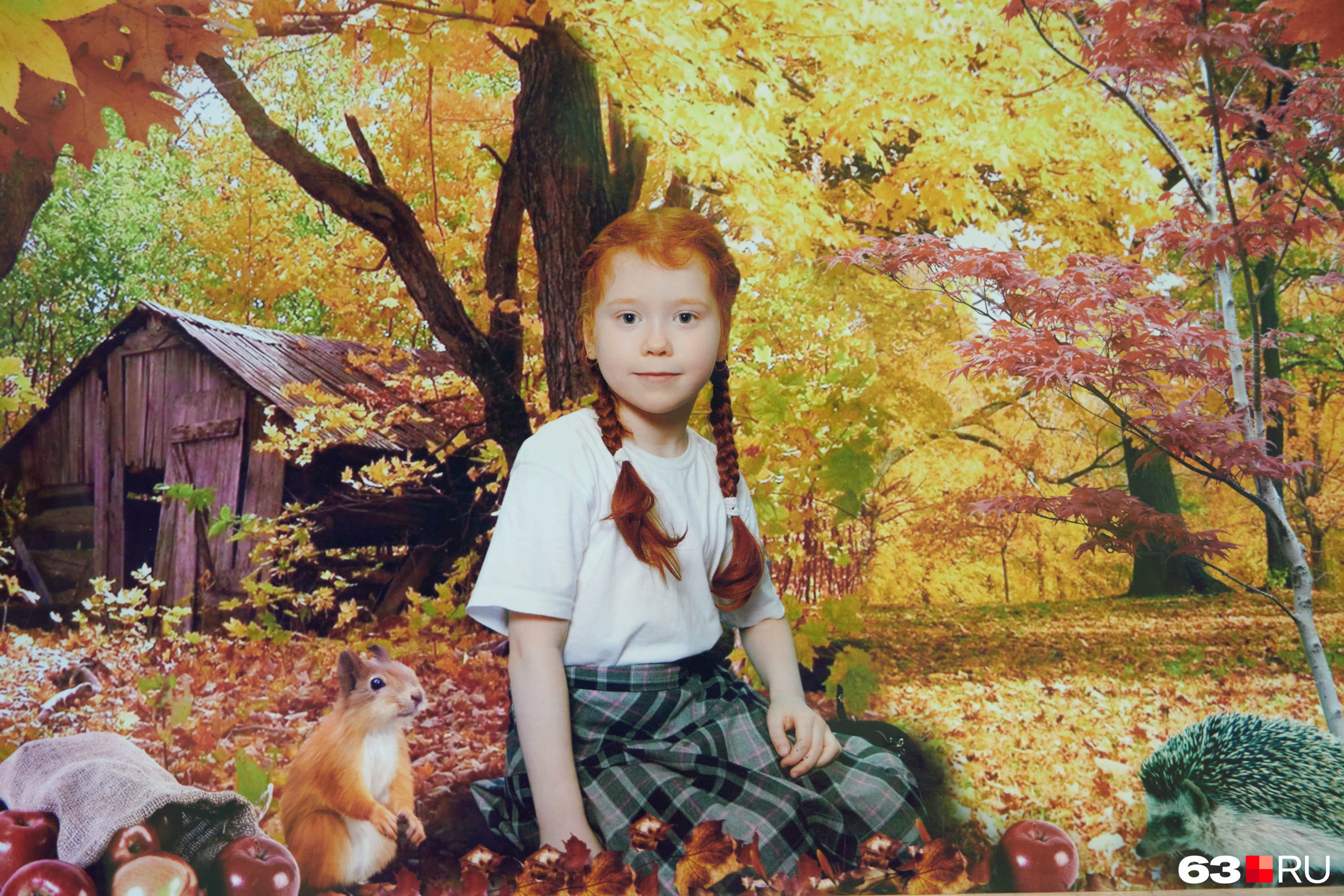 В детстве у Златы были яркие рыжие волосы
