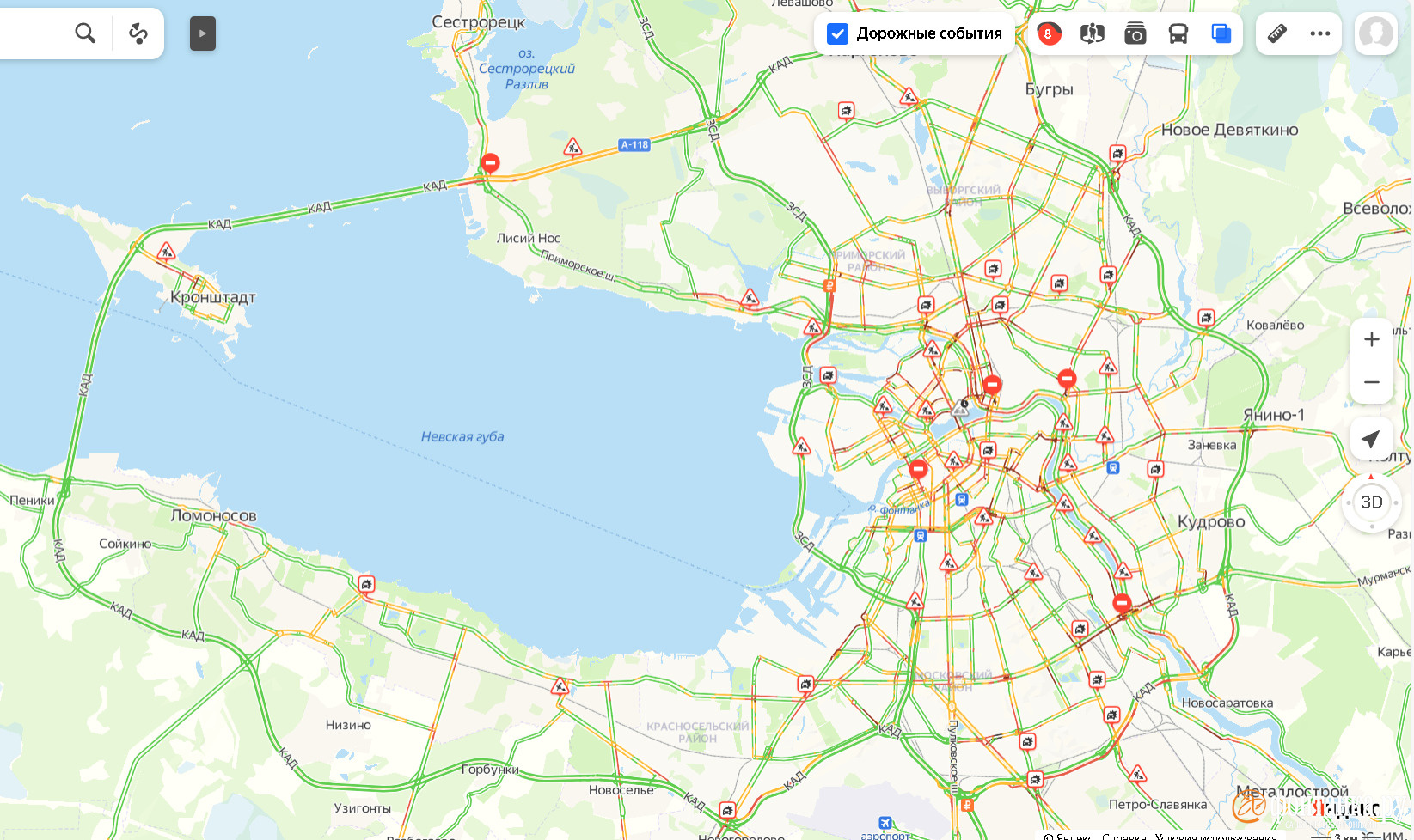 Дорога жизни спб на карте