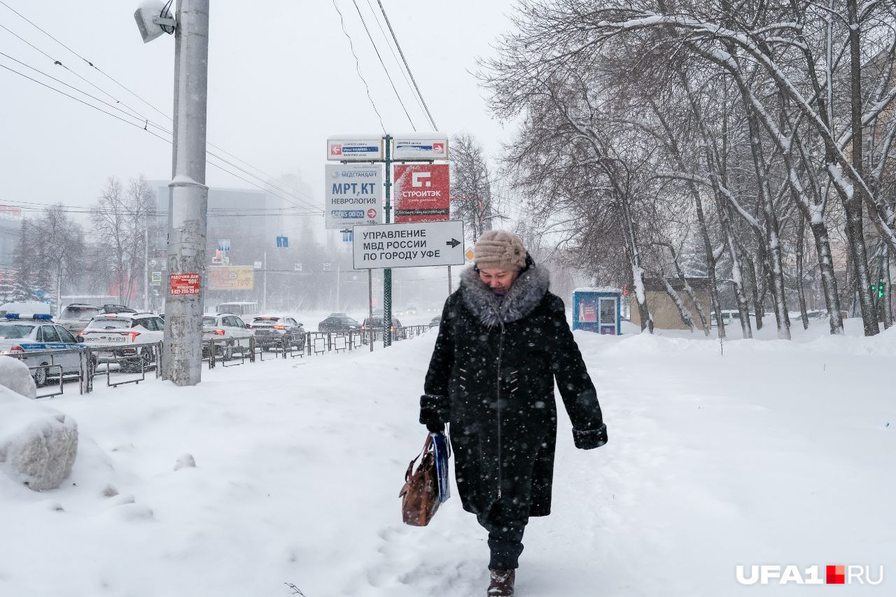 Этой уфимке нипочем ни холод, ни ветер