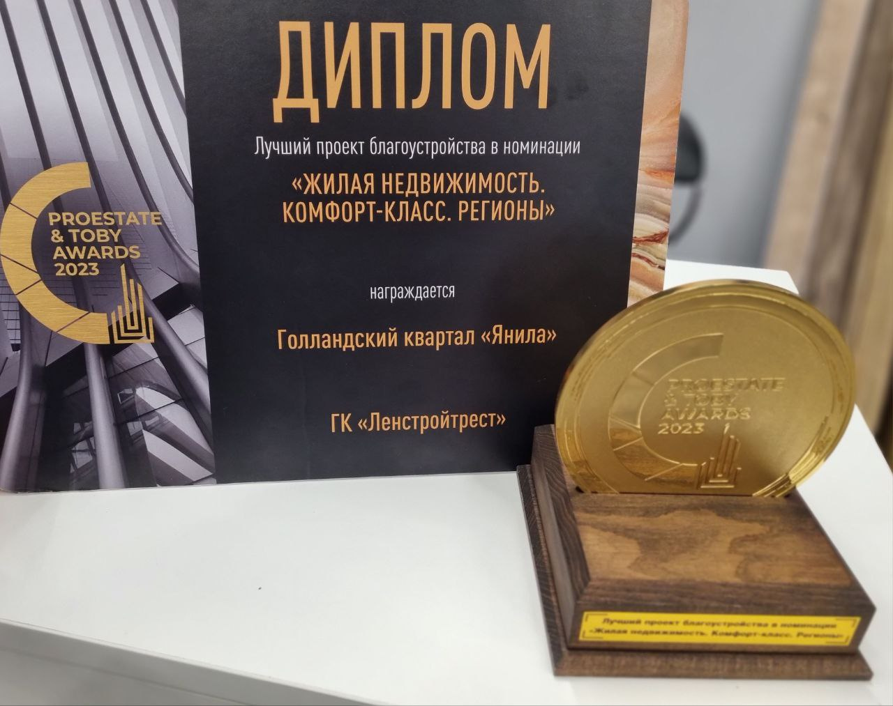 Квартал «Янила» признан лучшим проектом на международной премии  PROEstate&Toby Awards* - 17 ноября 2023 - ФОНТАНКА.ру