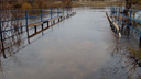 В Миллеровском районе река вышла из берегов и затопила единственный автомобильный мост