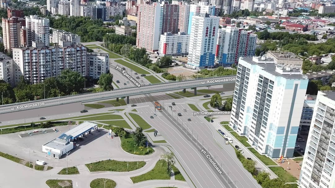 Зачем два уровня? Эксперт — о будущей развязке на пересечении шоссе Космонавтов и улицы Крисанова