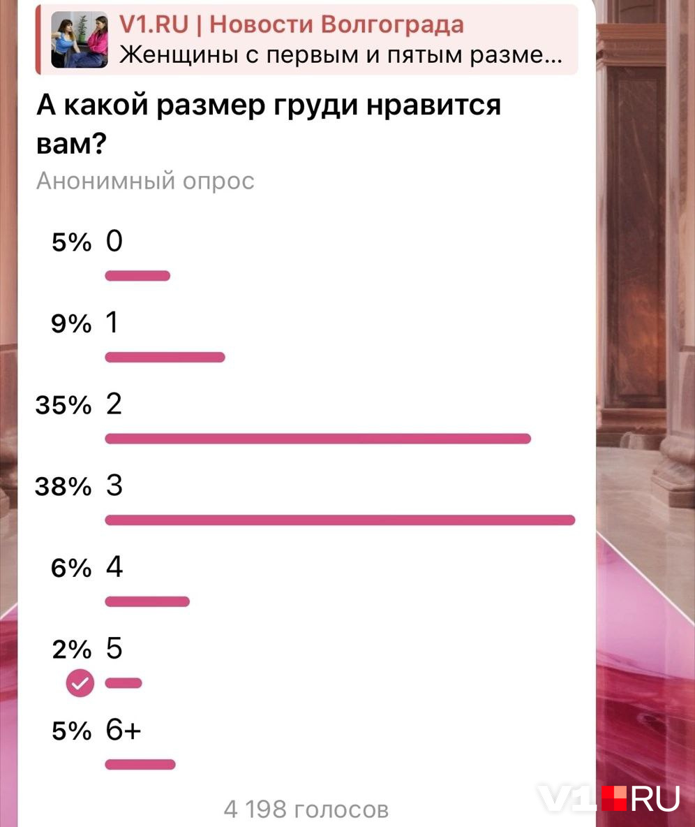 Жителей Волгограда рассорил размер женской груди - 18 декабря 2023 - v1.ru