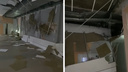В сибирской школе, которую не могли построить три года, рухнул потолок. Что говорят власти