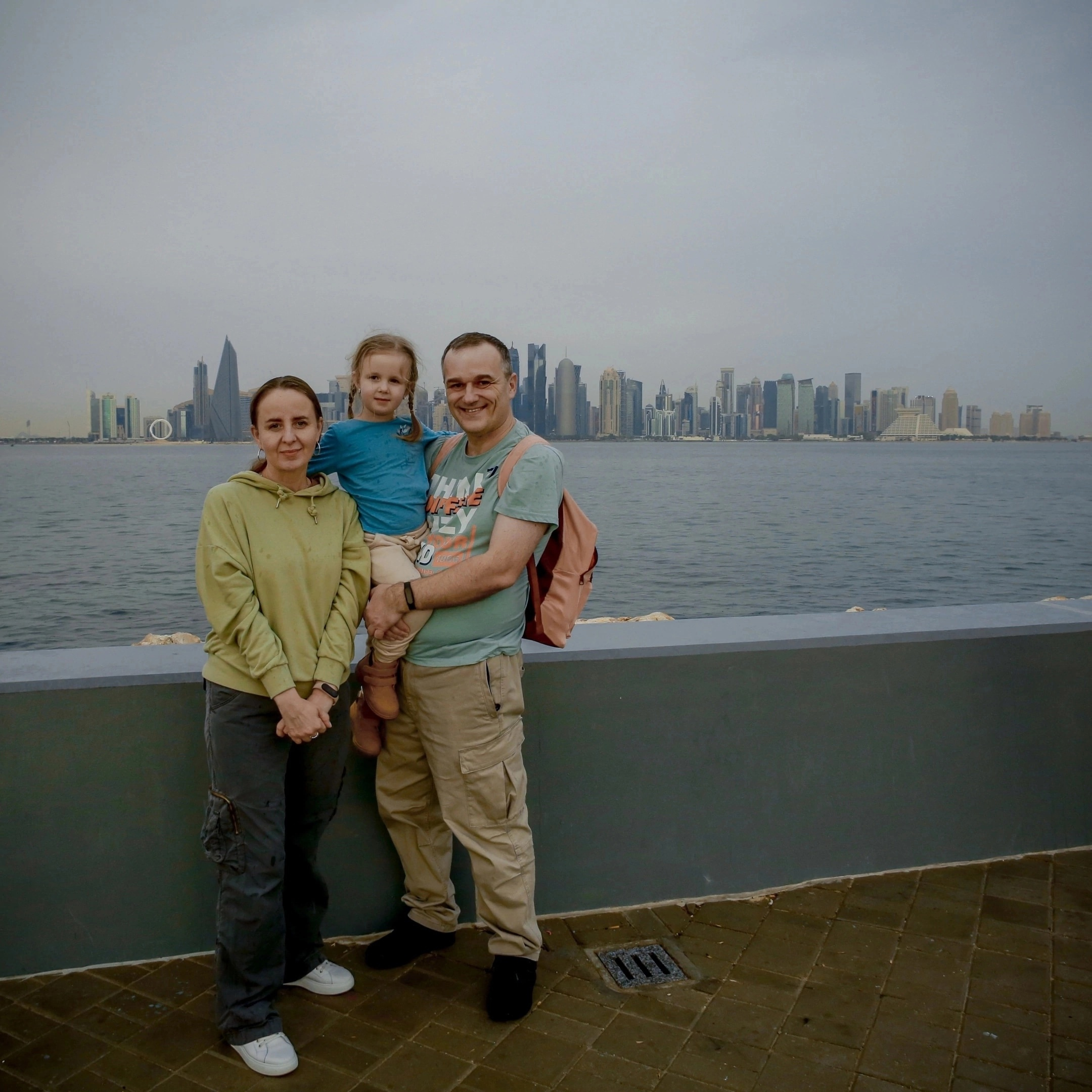 Семья успела погулять по Катару