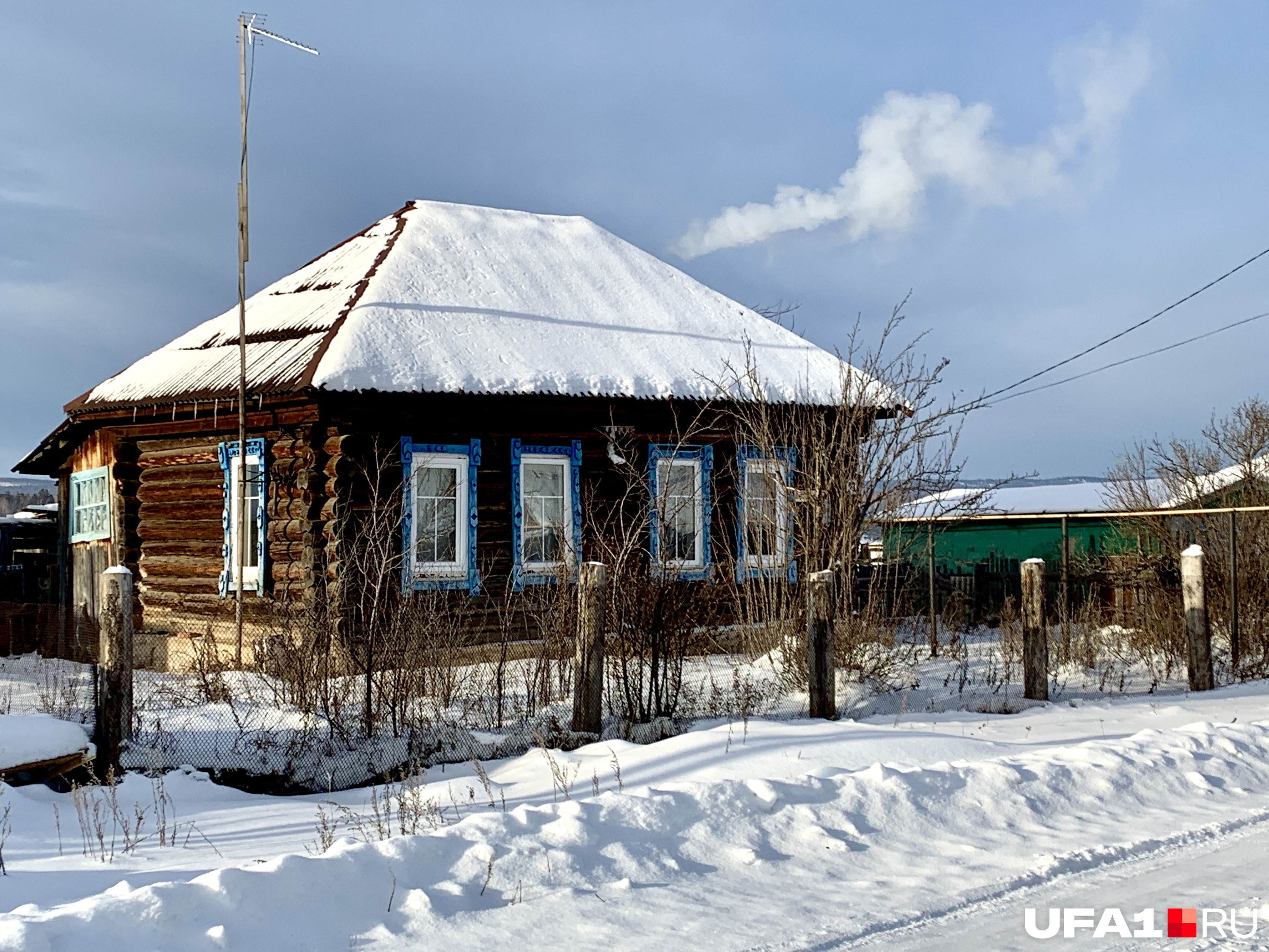 Дома отапливаются печью