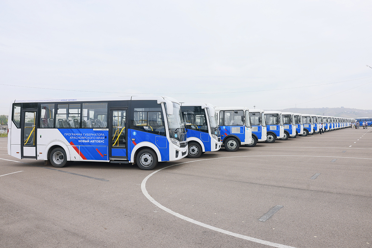 Красноярскому краю заказали еще 25 новых автобусов почти на 400 миллионов