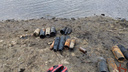 На озере возле южноуральской атомной запретки нашли десятки артиллерийских снарядов