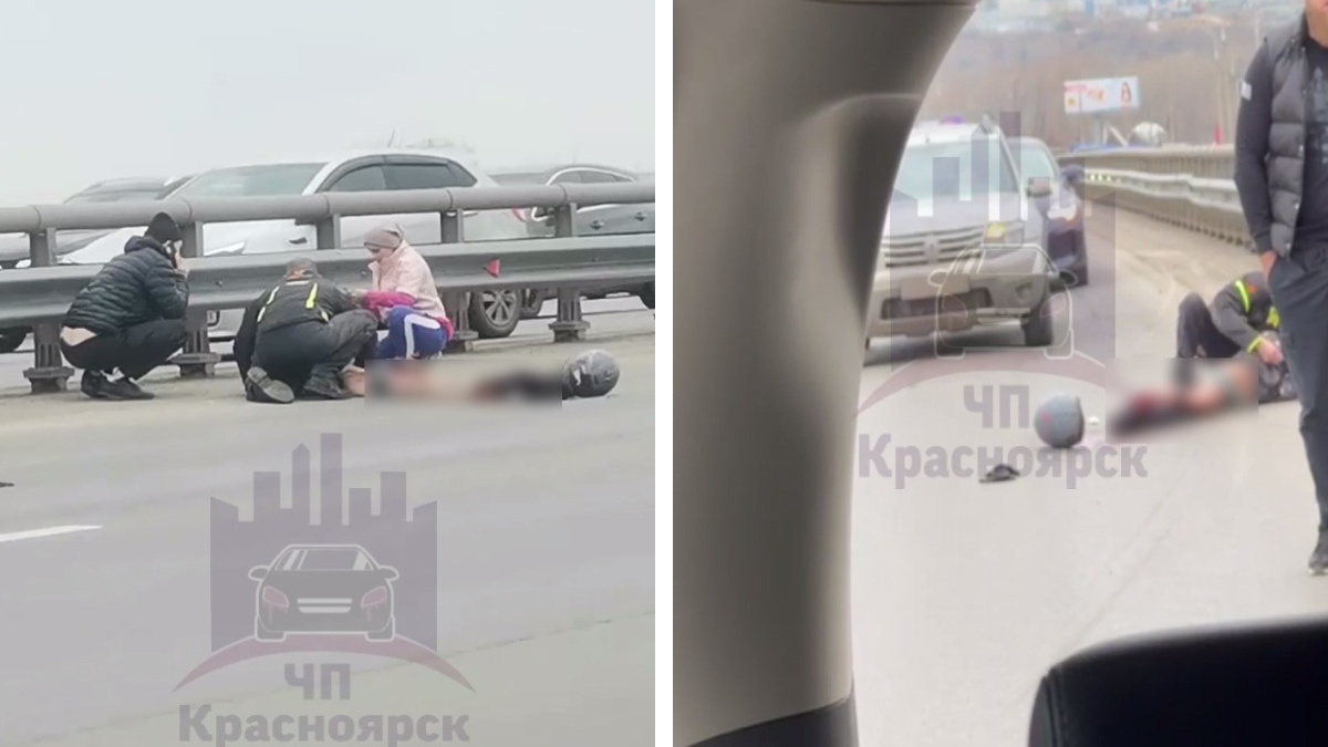 Ребенку оторвало ногу. Страшное ДТП произошло на Октябрьском мосту с участием мотоциклиста