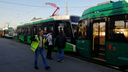 В Челябинске столкнулись два новых трамвая
