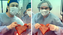 «С днем рождения, Маша!»: новосибирский хирург сделал неоднозначное фото в операционной с вырезанным сердцем