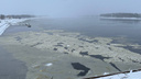 Волга покрылась снежурой: в Ярославской области заметили необычное природное явление. Фото