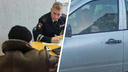 Решил, что самое время учиться. В Екатеринбурге поймали мужчину, который посадил за руль восьмилетнего сына