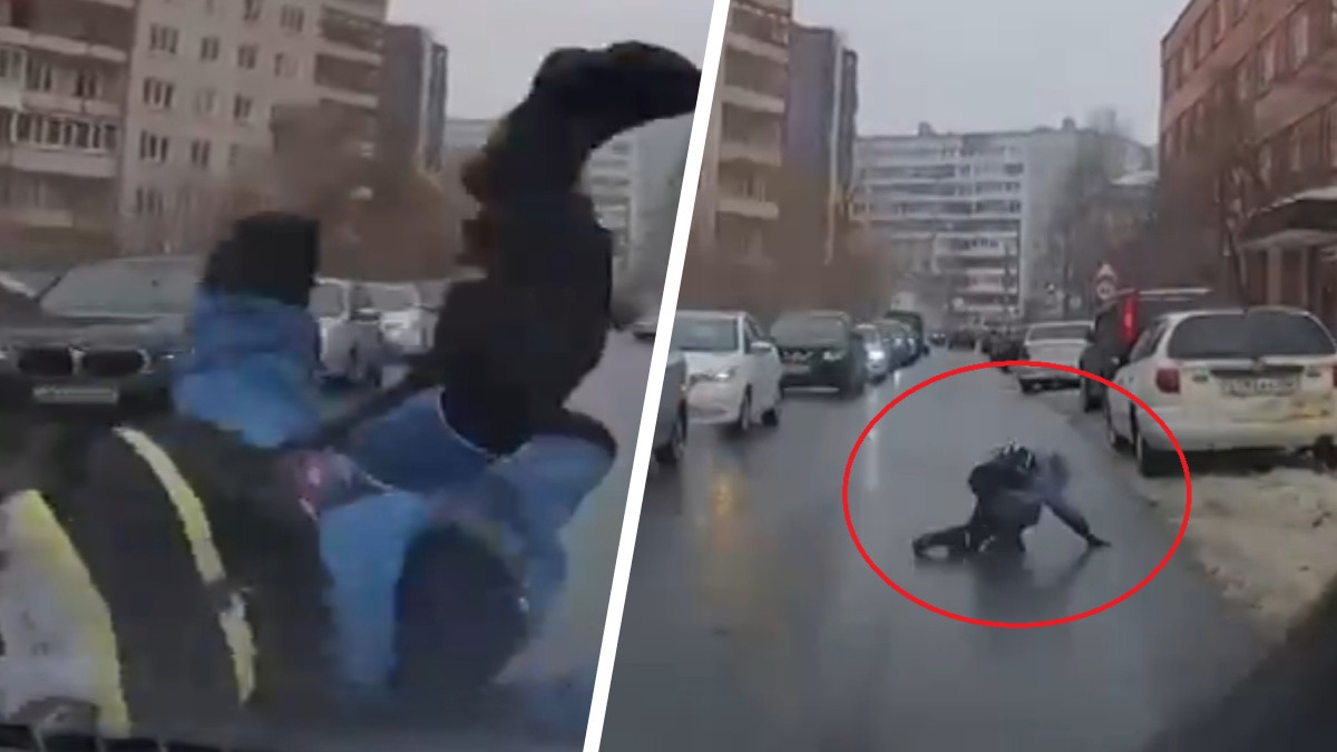 В Архангельске ребенок выбежал на дорогу и его сбила машина: видео аварии появилось в Сети
