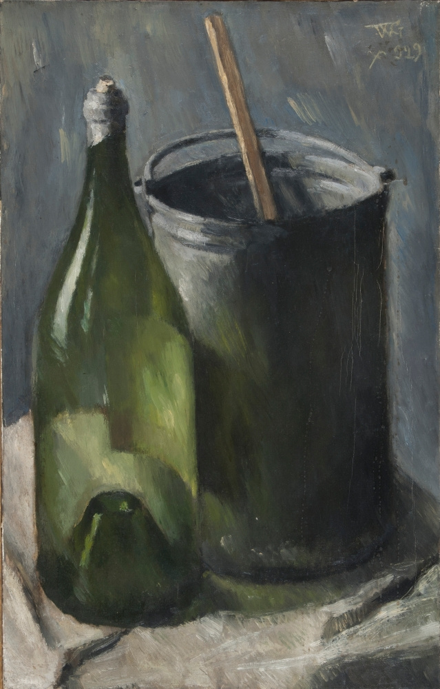 Гринберг В.А. Натюрморт с бутылью. 1929, Холст, масло