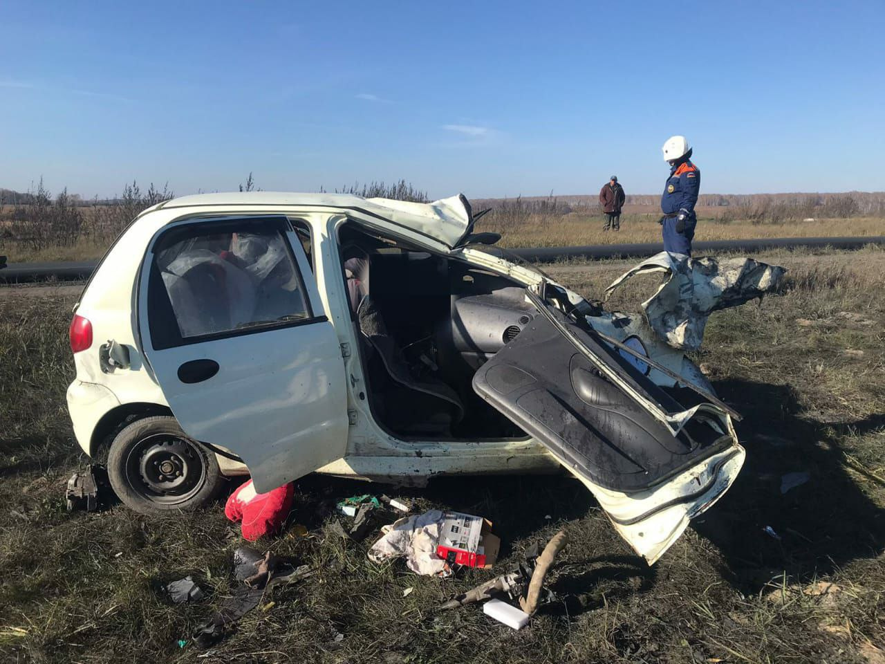 От Daewoo осталась груда металла От Daewoo осталась груда металла