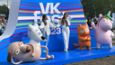 Раскачали толпу: как десятки тысяч сибиряков зажигали и танцевали допоздна на VK Fest в новом парке — репортаж НГС