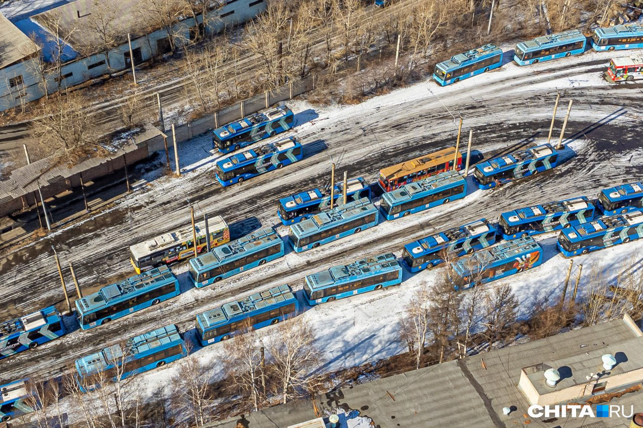 Переданные Собяниным Чите троллейбусы списали спустя несколько лет
