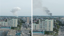 «Взрывы и пожар»: дым поднялся над домами в Дзержинском районе