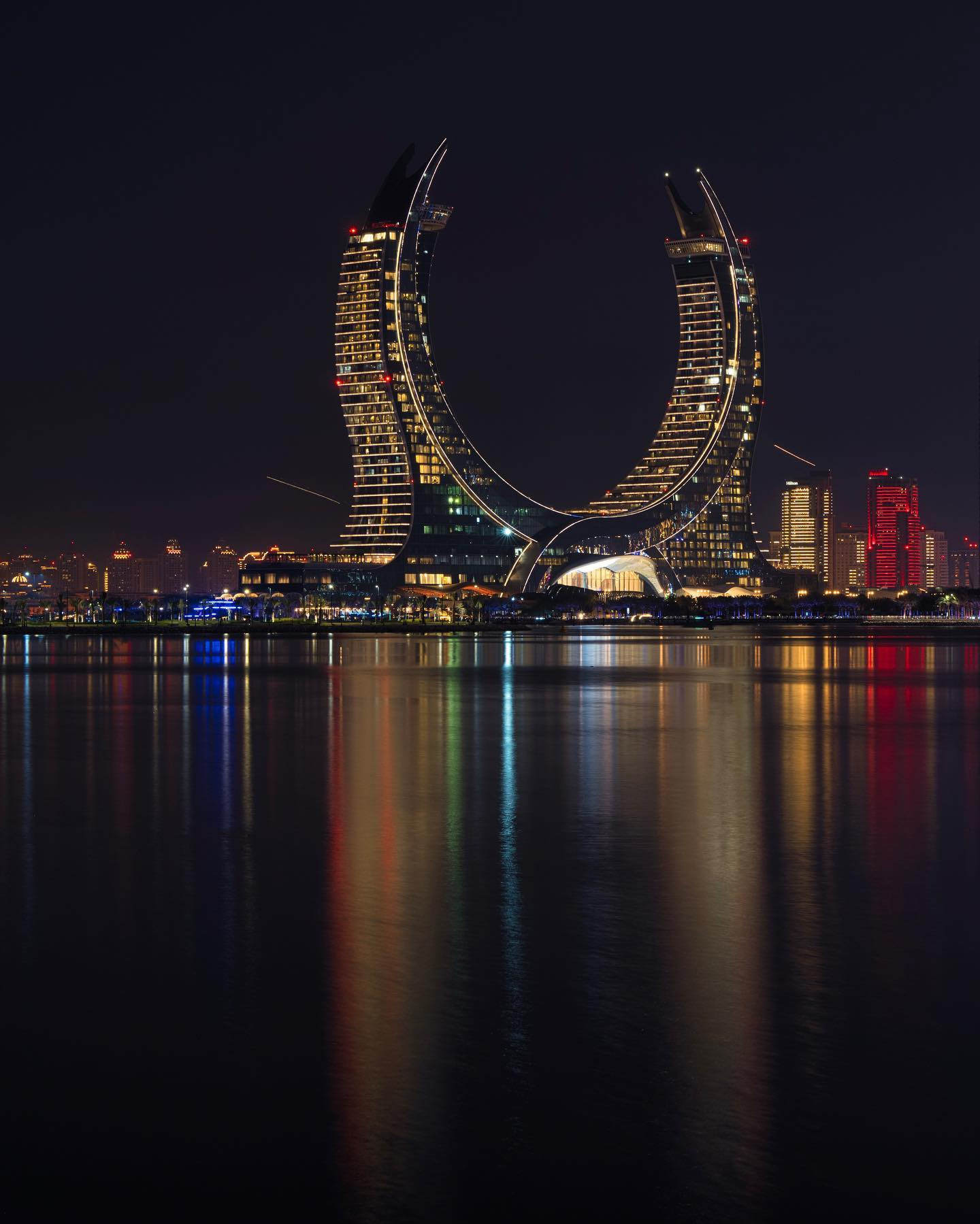 Вид на Лусаил — строящийся город в Катаре