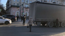На проспекте Ленина в Челябинске водитель фуры насмерть сбил пешехода