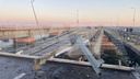 Появились фото разрушений на Крымском мосту
