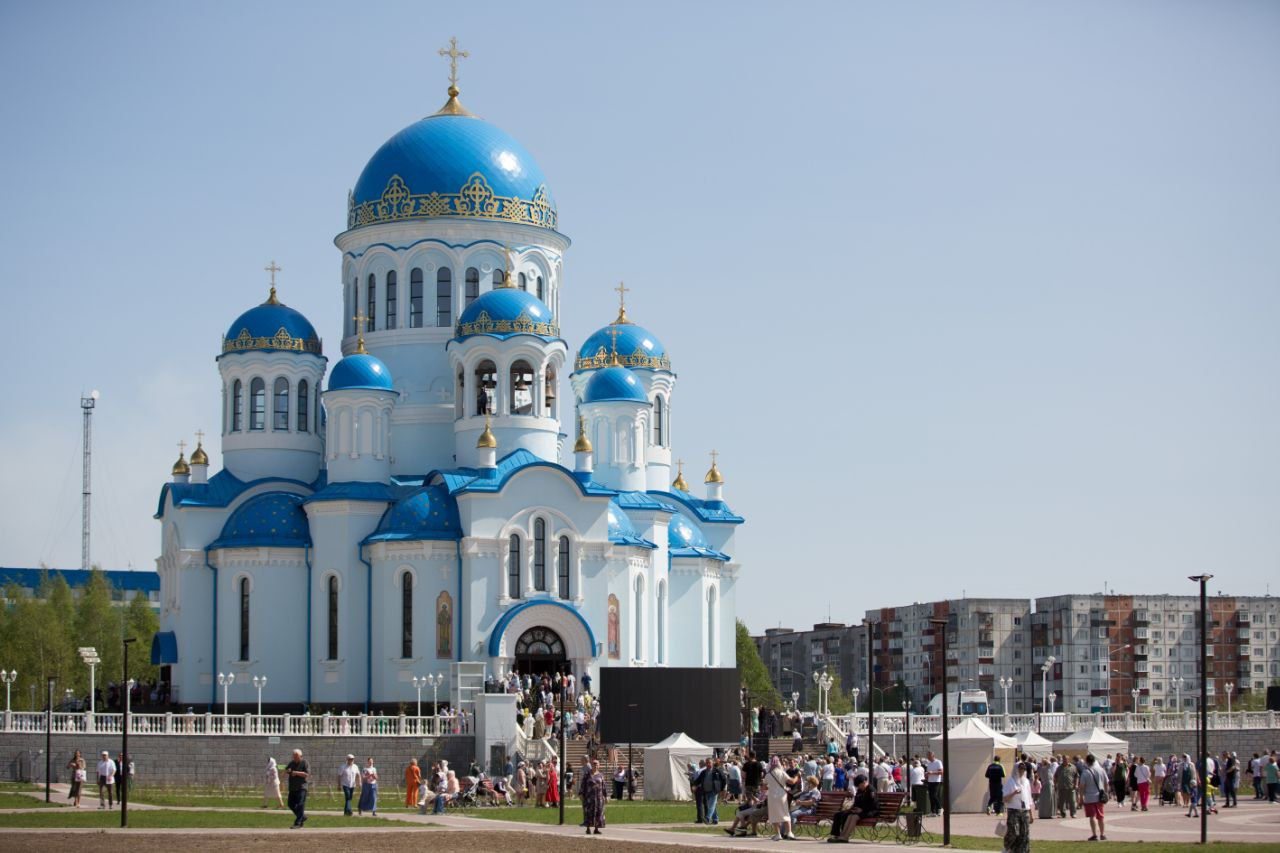 Свято-Троицкий кафедральный собор в Сургуте строили около 7 лет