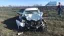 Toyota Mark II вылетела на встречку: один человек погиб и двое пострадали — фото с новосибирской трассы