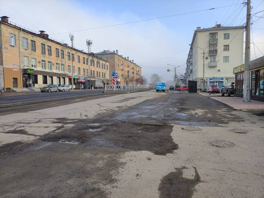 Главная улица Кузнецкого района в Новокузнецке будет перекрыта на несколько месяцев