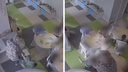 Потянула за волосы и ударила: на видео попало избиение детей в новосибирском детском саду