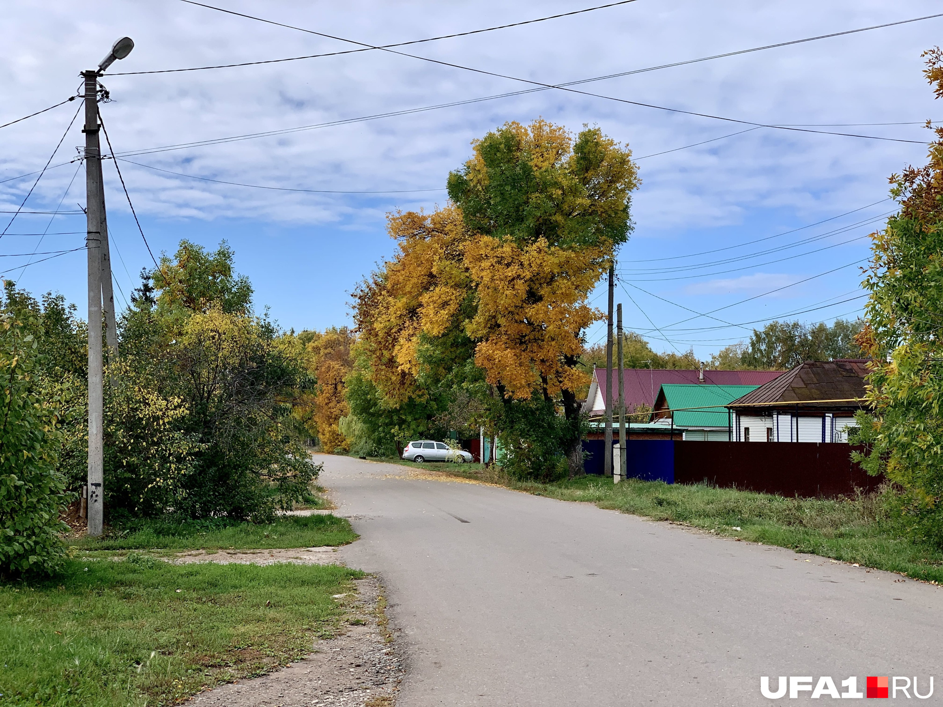 Улица в сельской части города