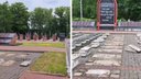 В Ярославле на Воинском кладбище раскурочили памятные плиты. Что там происходит