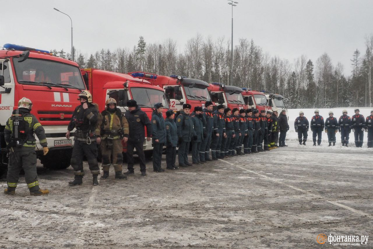 На трассе М-11 между Петербургом и Москвой прошли учения по ликвидации  последствий ДТП 28 ноября - 28 ноября 2023 - ФОНТАНКА.ру