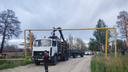 В поселки Челябинской области вернули газ после аварии, устроенной водителем лесовоза
